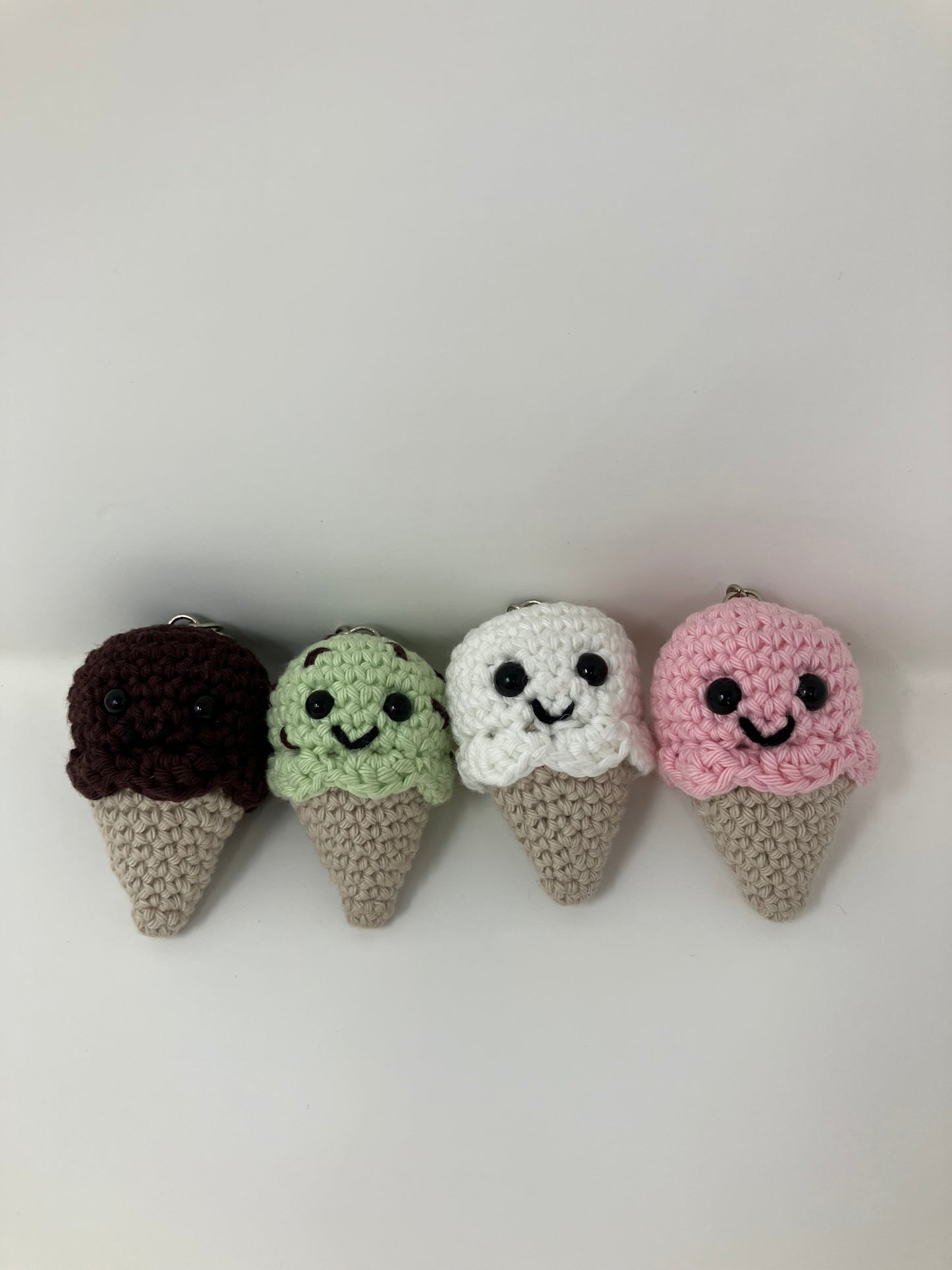 Ice Cream Cone Keychain