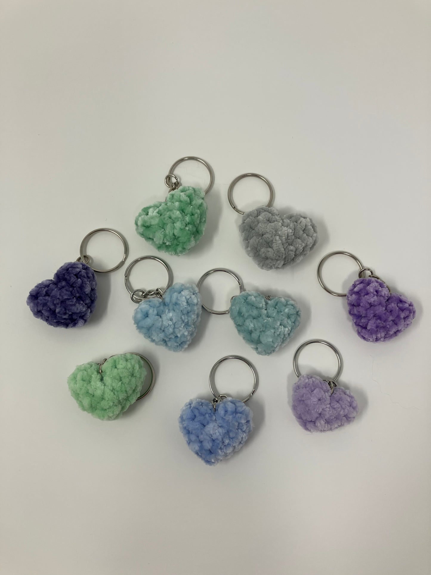 💜 Heart Keychains 💜 3 for $15