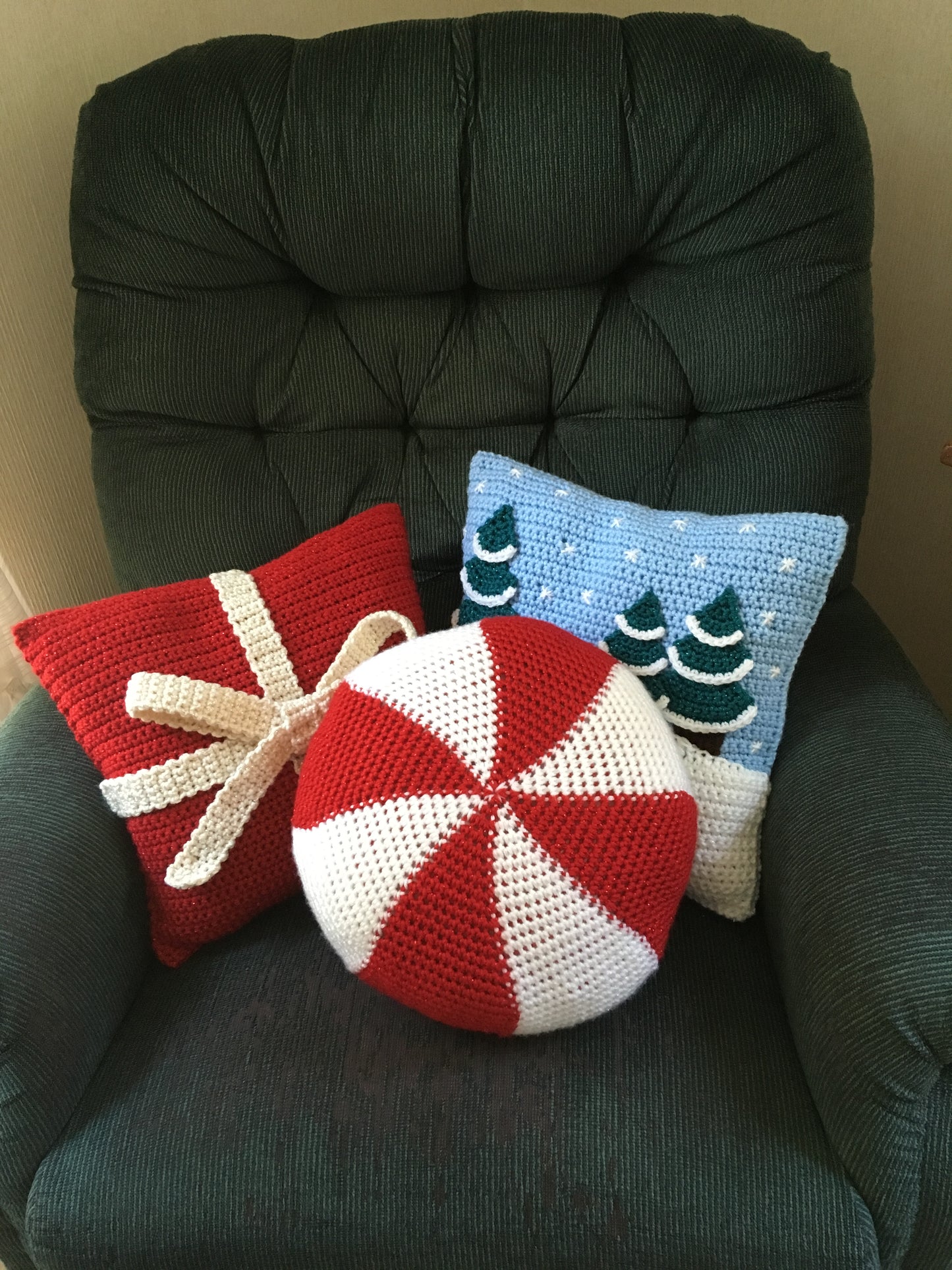 Winter | Peppermint Pillow