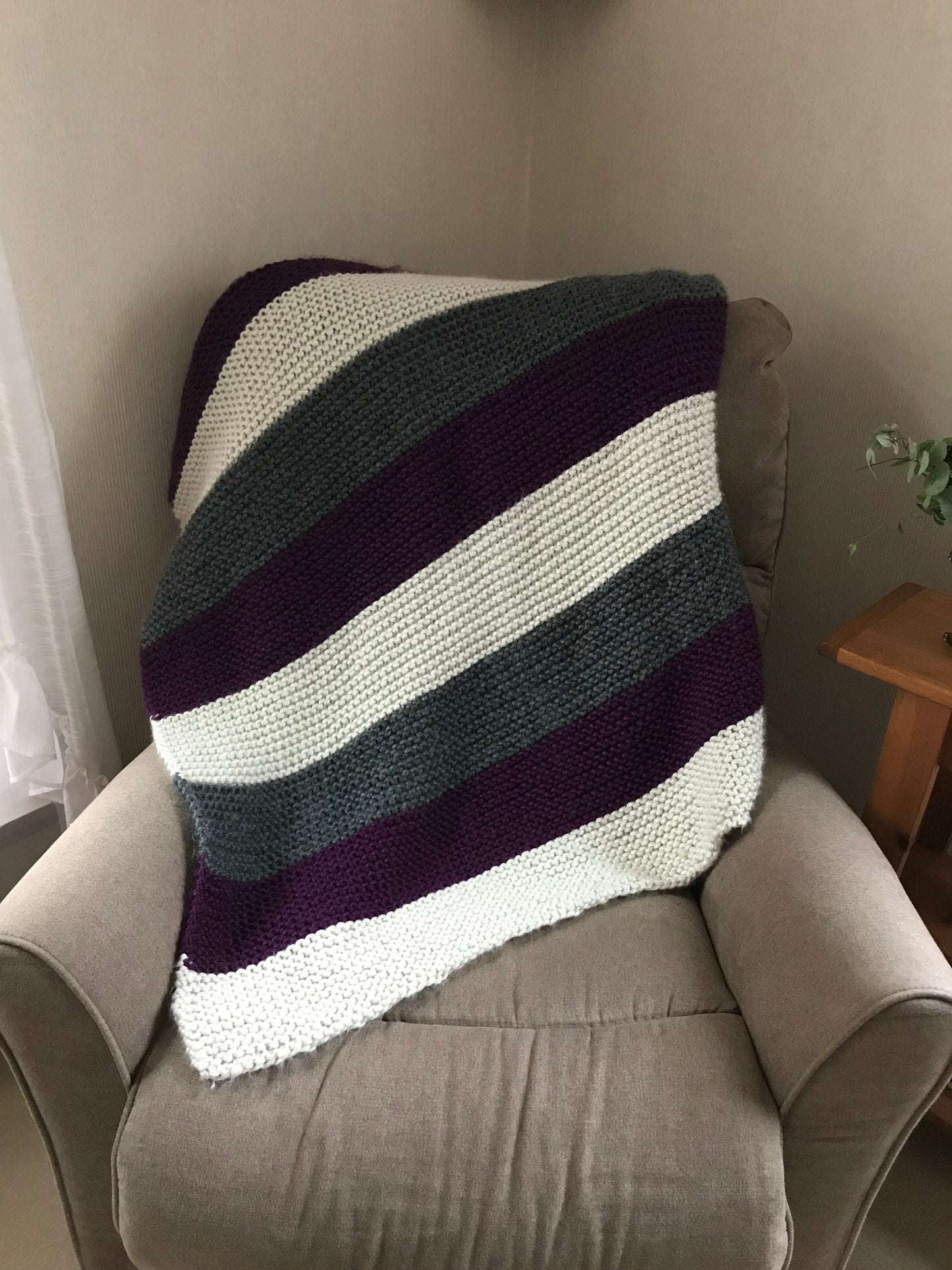 Winter | Lion Brand Stripes Blanket