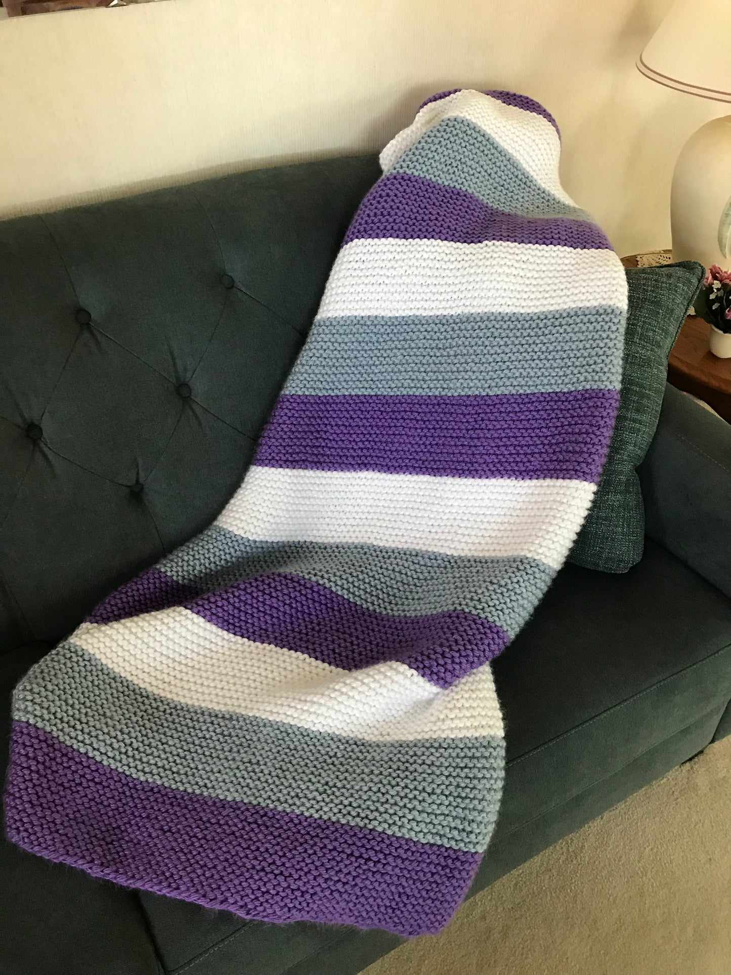 Winter | Lion Brand Stripes Blanket